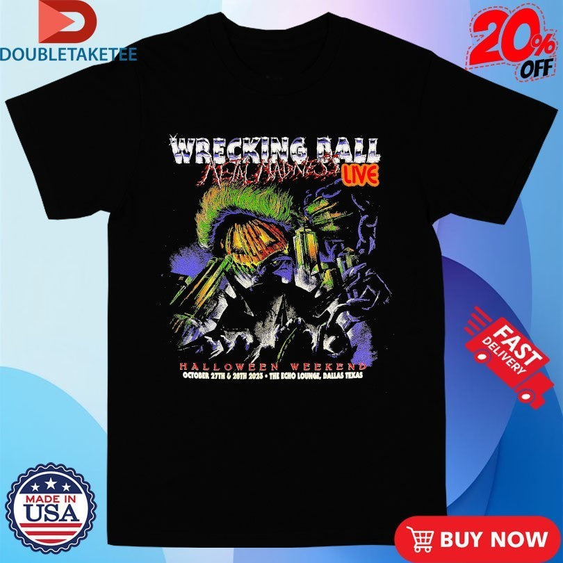 Frozen Soul Wrecking Ball Halloween Weekend The Echo - Adult & Kids T-Shirts, Sweatshirts & Hoodies apparel design preview 1