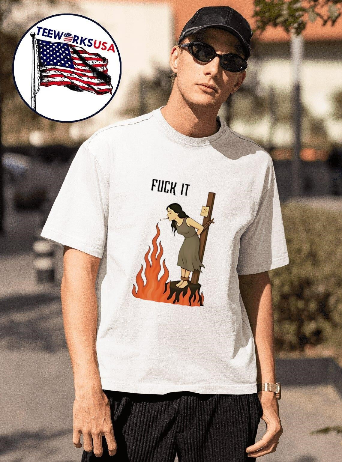 Fuck It Woman At Stake - Adult & Kids T-Shirts, Sweatshirts & Hoodies apparel design preview 1