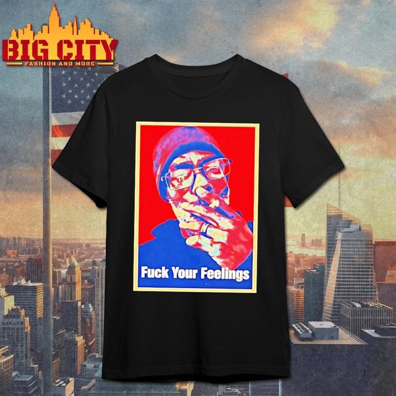 Fuck Your Feelings Black Man Smoking Beanie Glasses - Adult & Kids T-Shirts, Sweatshirts & Hoodies apparel design preview 1