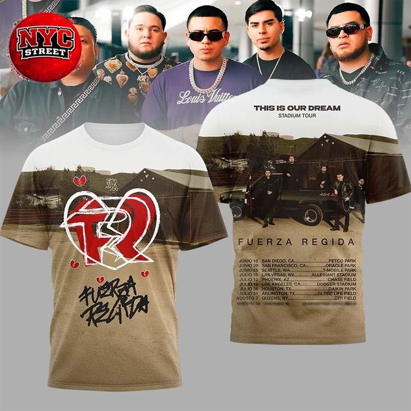 Fuerza Regida Pero No Te Enamores 2026 Stadium Tour - Adult & Kids T-Shirts, Sweatshirts & Hoodies apparel design preview 1