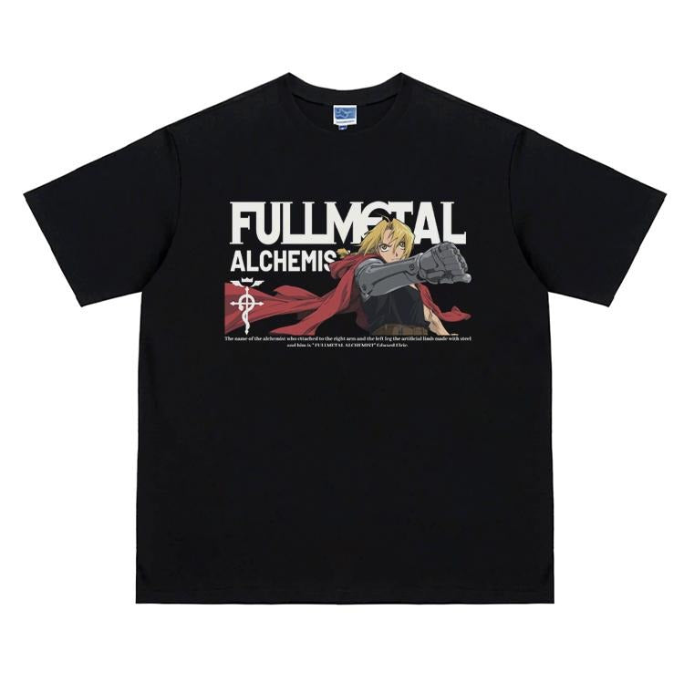 Fullmetal Alchemist "Edward Elric" Vintage Anime 100% - Adult & Kids T-Shirts, Sweatshirts & Hoodies apparel design preview 1