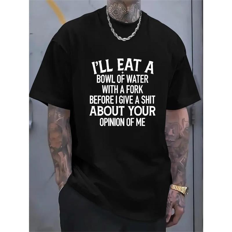 [Funny Cotton Casual Print "I'Ll Eat Bowl Water" - Adult & Kids T-Shirts, Sweatshirts & Hoodies apparel design preview 1