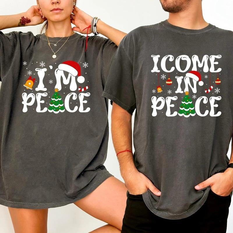 Funny Couple Ugly I Come Peace I'M Dirty Humor Meme - Adult & Kids T-Shirts, Sweatshirts & Hoodies apparel design preview 1