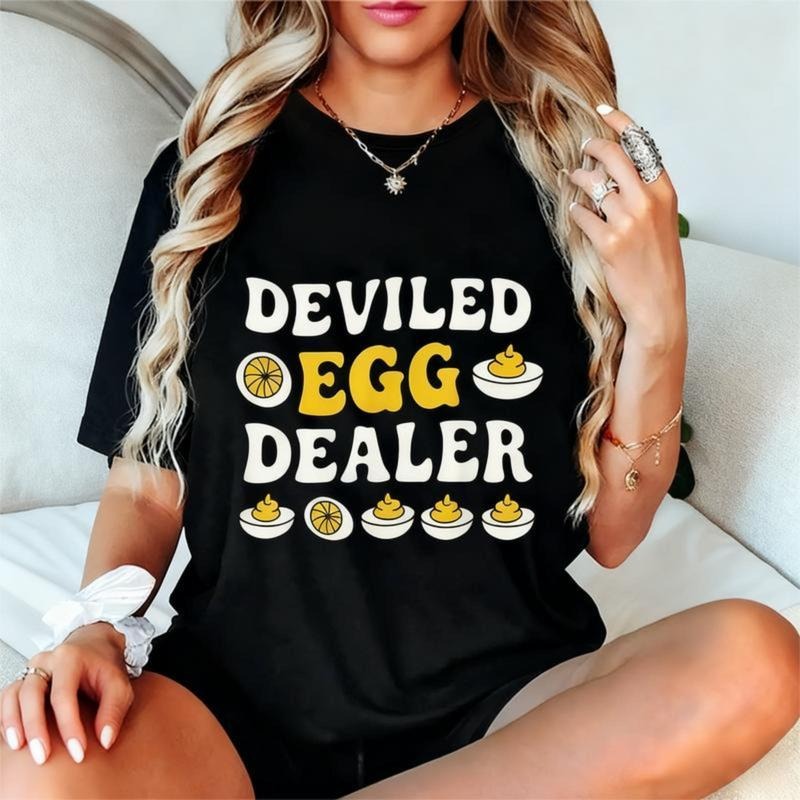 Funny Deviled Egg Dealer Thanksgiving - Adult & Kids T-Shirts, Sweatshirts & Hoodies apparel design preview 1