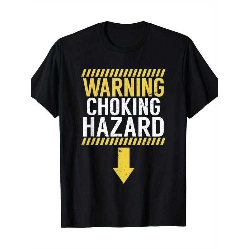 Funny Dirty Jokes Warning Choking Hazards Humorous - Adult & Kids T-Shirts, Sweatshirts & Hoodies apparel design preview 1