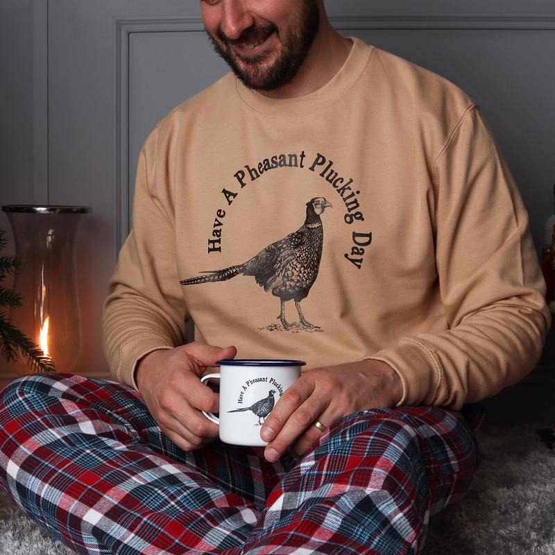 Funny Festive Pheasant Winter Holidays - Adult & Kids T-Shirts, Sweatshirts & Hoodies apparel design preview 1