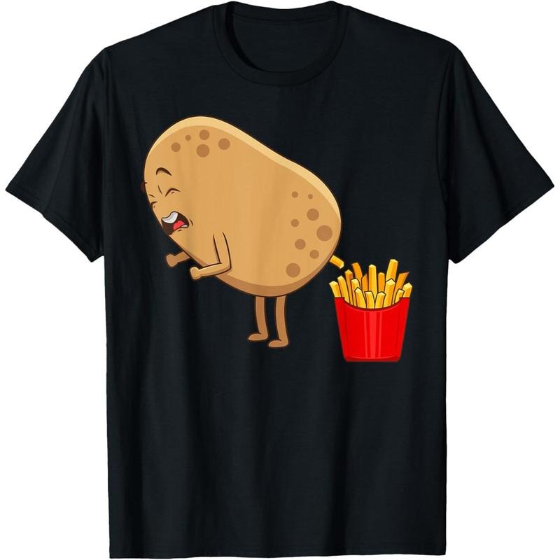 Funny French Fries Potato Food Eaters - Adult & Kids T-Shirts, Sweatshirts & Hoodies apparel design preview 1