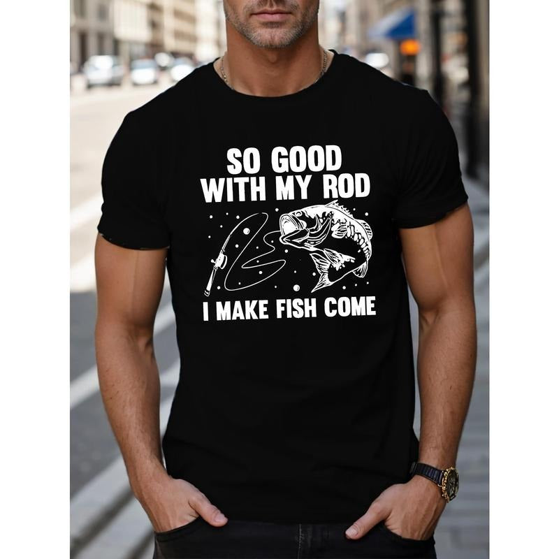 Funny Short Sleeve Summer Top Humorous "I Make Fish - Adult & Kids T-Shirts, Sweatshirts & Hoodies apparel design preview 1