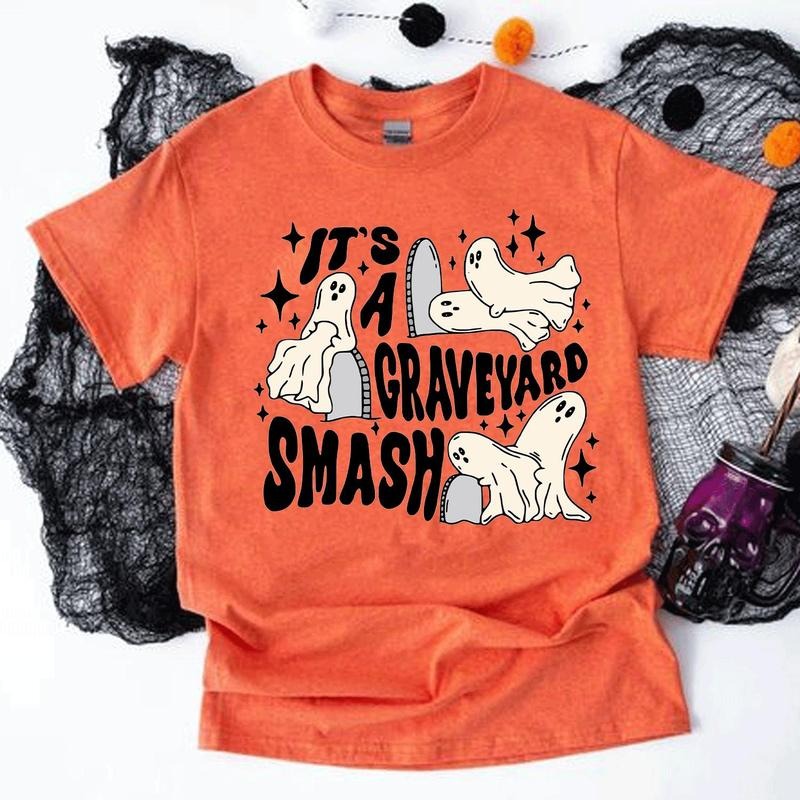 Funny Halloween Hallowen Cute Fall Spooky Season - Adult & Kids T-Shirts, Sweatshirts & Hoodies apparel design preview 1