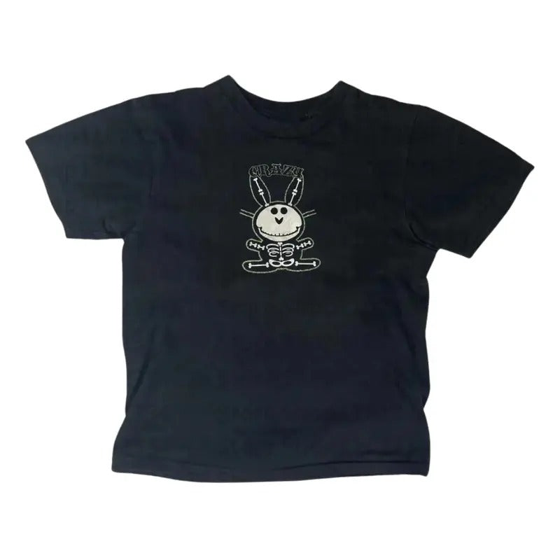 Funny Happy Bunny Baby Fitted Y2K Top Streetwear - Adult & Kids T-Shirts, Sweatshirts & Hoodies apparel design preview 1