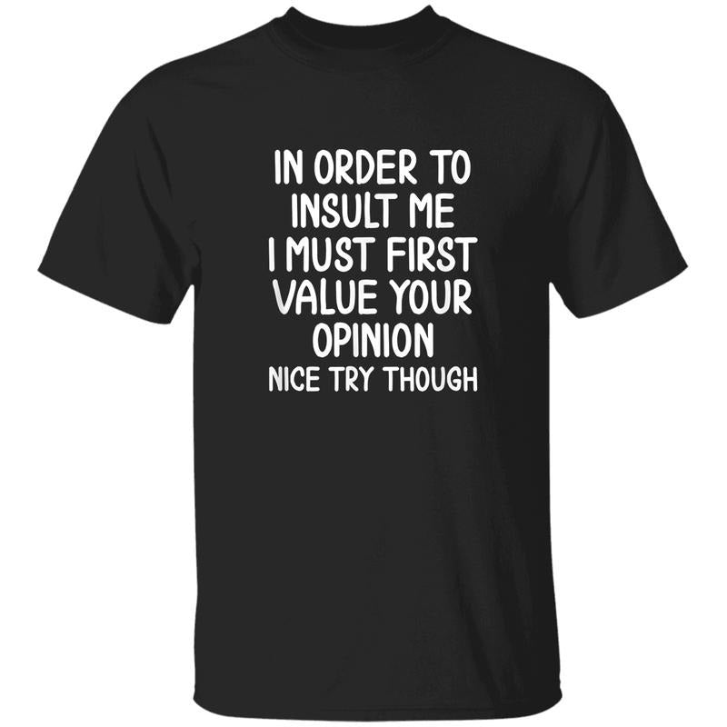 Funny Order Insult Me Sarcastic Humor Witty Joke - Adult & Kids T-Shirts, Sweatshirts & Hoodies apparel design preview 1