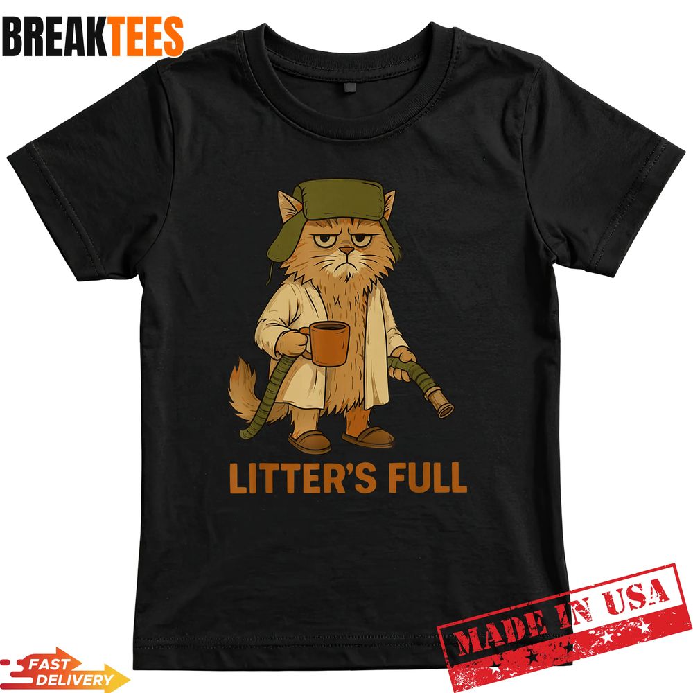 Funny Litters Full Cat Lovers Christmas - Adult & Kids T-Shirts, Sweatshirts & Hoodies apparel design preview 1