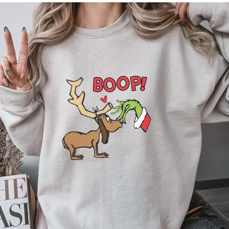Funny Max Dog BOOP Cute Whimsical Retro Movie Lover - Adult & Kids T-Shirts, Sweatshirts & Hoodies apparel design preview 1