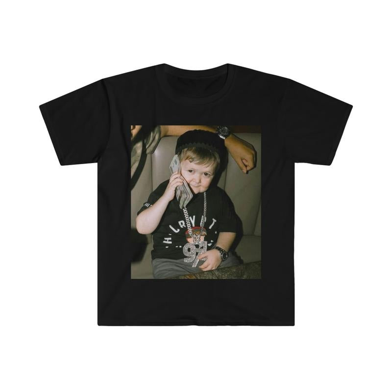 Funny Meme Hasbulla Magomedov Money Phone Mini Khabib - Adult & Kids T-Shirts, Sweatshirts & Hoodies apparel design preview 1