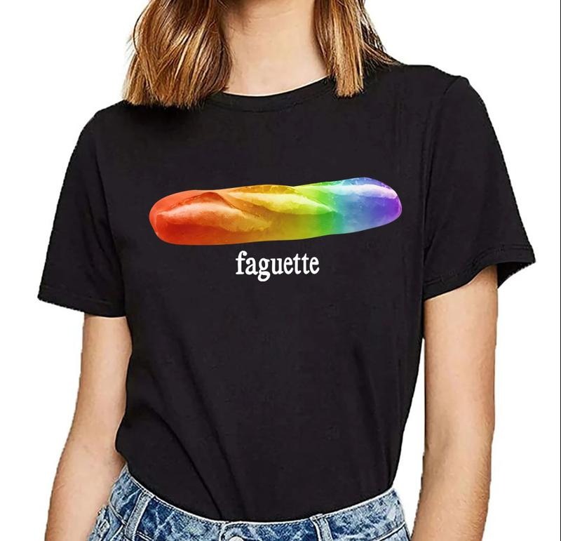 Funny Pride LGBT French Gay Joke Baguette Friend - Adult & Kids T-Shirts, Sweatshirts & Hoodies apparel design preview 1