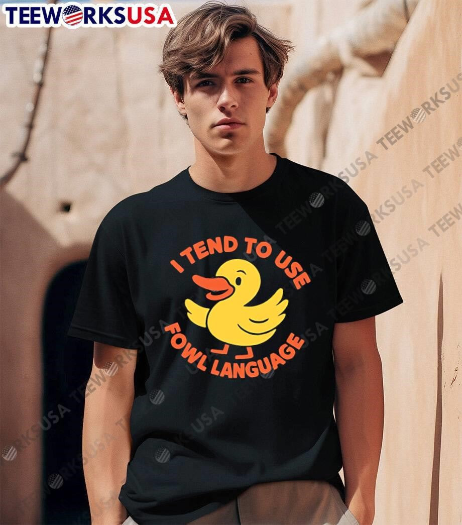 Funny Rubber Duck Use Fowl Language - Adult & Kids T-Shirts, Sweatshirts & Hoodies apparel design preview 1