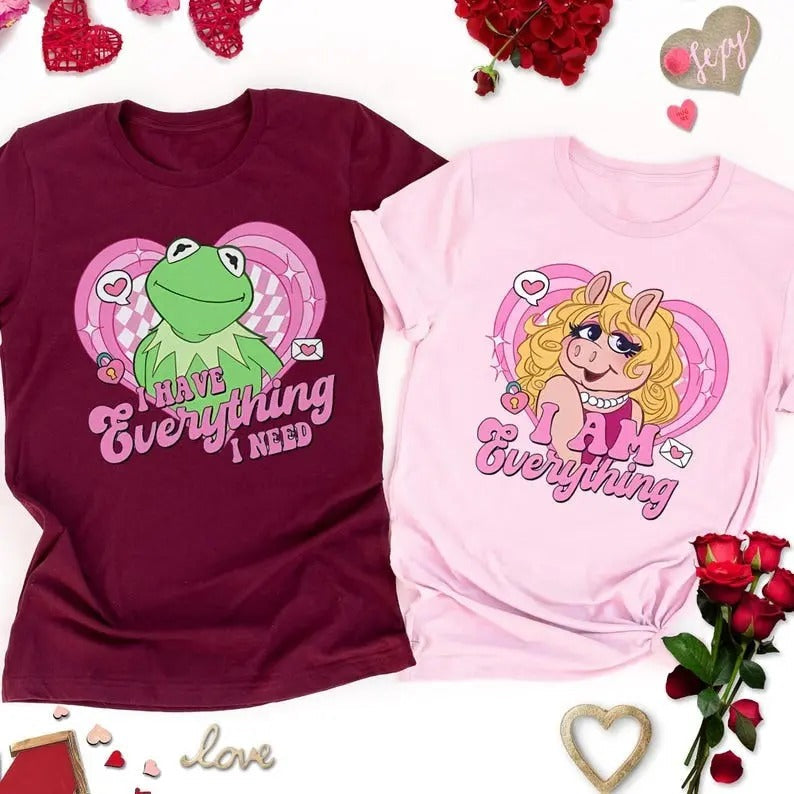 Funny Muppets Show Couple Muppet Valentines Vintage - Adult & Kids T-Shirts, Sweatshirts & Hoodies apparel design preview 1