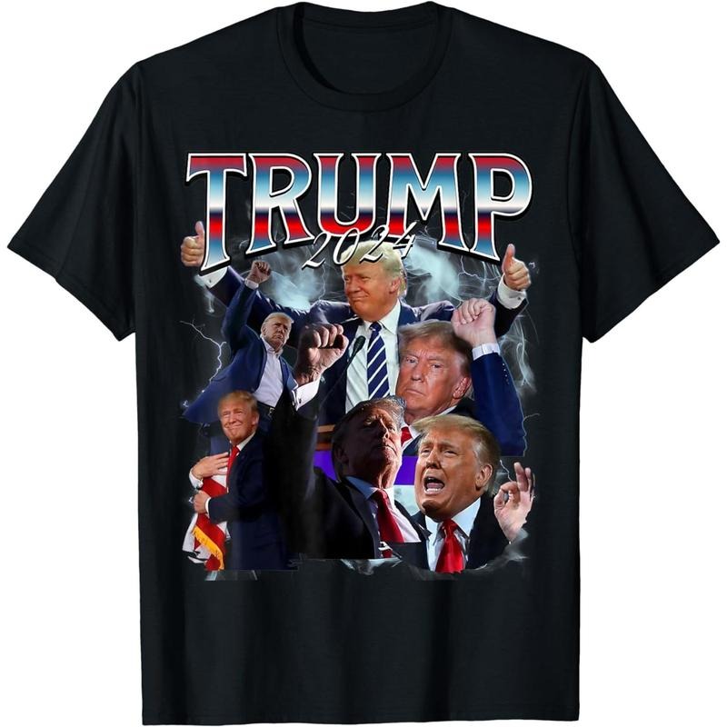 Funny Trump 2024 90s Fnny Made USA - Adult & Kids T-Shirts, Sweatshirts & Hoodies apparel design preview 1