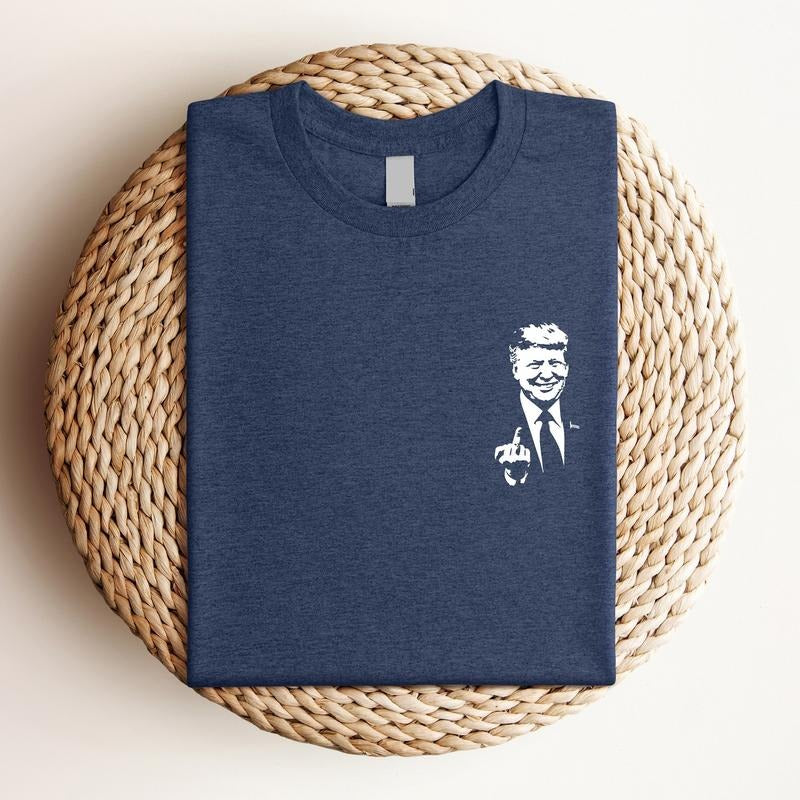 Funny Trump Middle Finger Pocket Size President Short - Adult & Kids T-Shirts, Sweatshirts & Hoodies apparel design preview 1