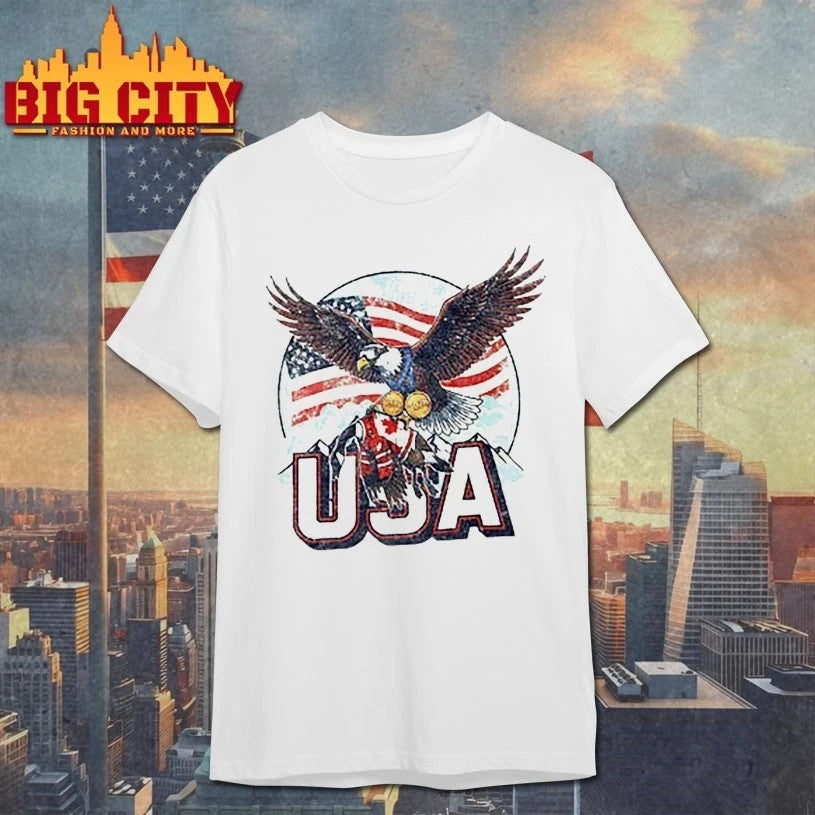 Funny USA Ice Hockey Eagle Champions 2026 - Adult & Kids T-Shirts, Sweatshirts & Hoodies apparel design preview 1