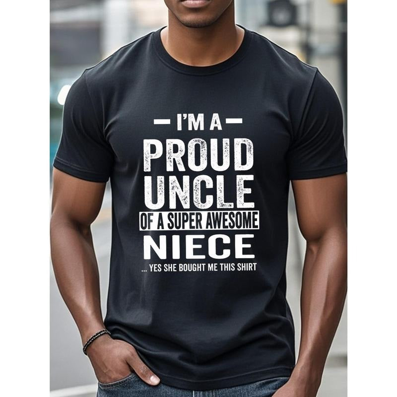 [Funny Uncle 100% Cotton Black Casual Crew Neck Soft - Adult & Kids T-Shirts, Sweatshirts & Hoodies apparel design preview 1