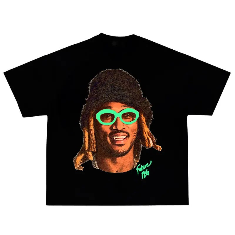 Future Glasses Green - Adult & Kids T-Shirts, Sweatshirts & Hoodies apparel design preview 1