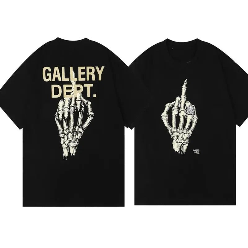 GALLERY DEPT Skull Hand Bone Finger Car Lover Slogan - Adult & Kids T-Shirts, Sweatshirts & Hoodies apparel design preview 1