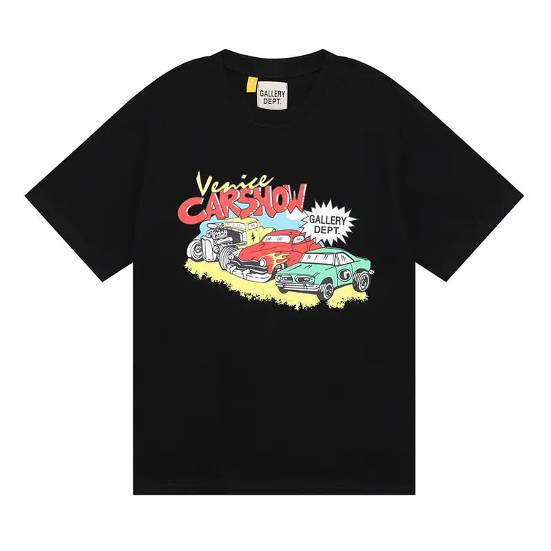 GALLERY DEPT Car Print Round Neck Pure Cotton Short - Adult & Kids T-Shirts, Sweatshirts & Hoodies apparel design preview 1