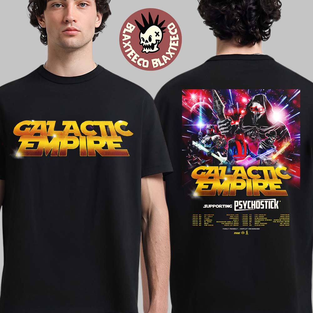 Galactic Empire North America 2026 Tour Schedule - Adult & Kids T-Shirts, Sweatshirts & Hoodies apparel design preview 1