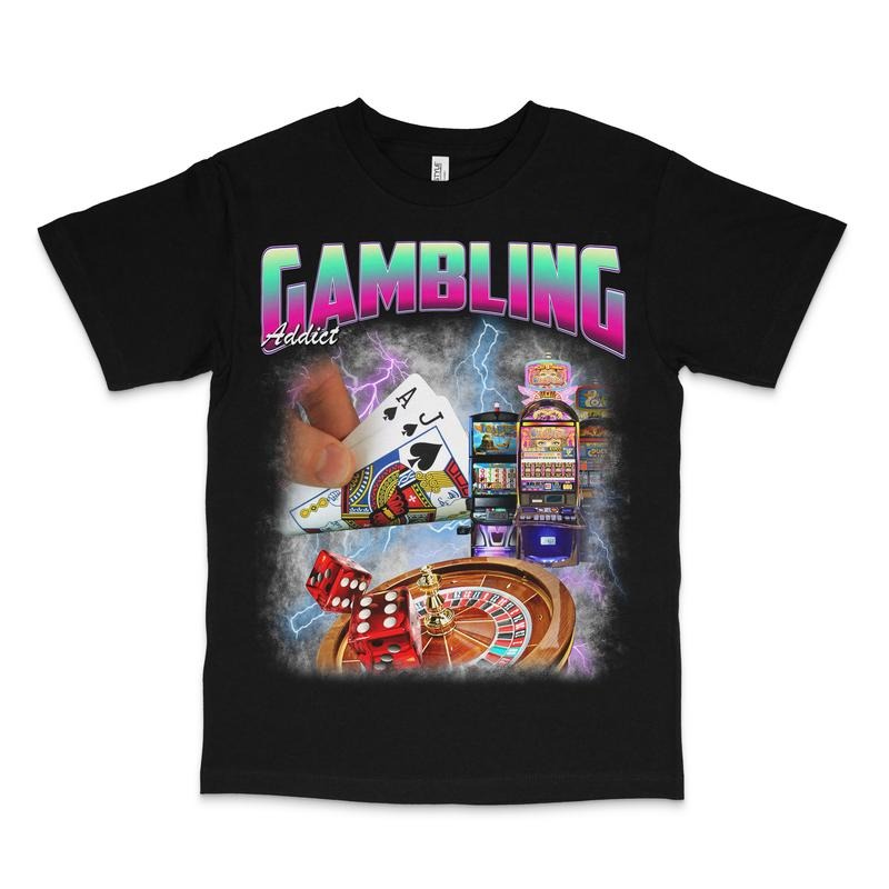 Gambling Rap Custom Printed - Adult & Kids T-Shirts, Sweatshirts & Hoodies apparel design preview 1