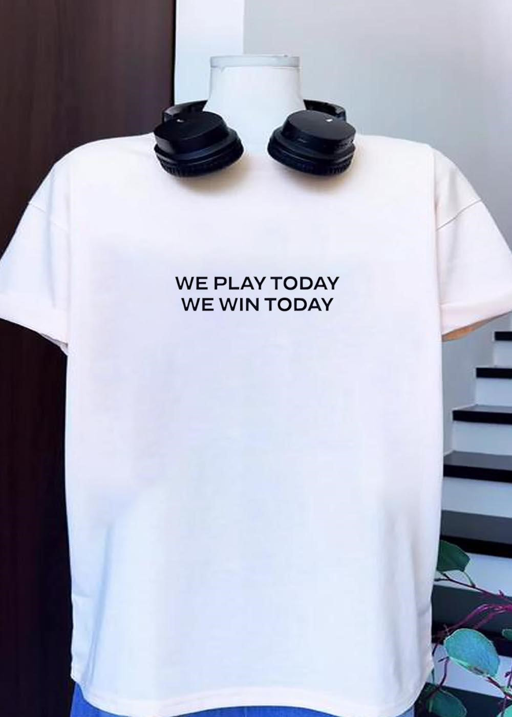 Game Day Apparel We Play Today Win Fan - Adult & Kids T-Shirts, Sweatshirts & Hoodies apparel design preview 1