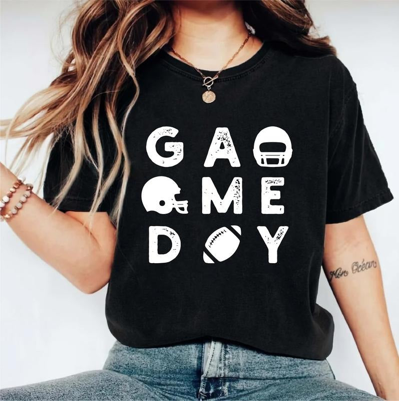 Game Day Football Season Fan Comfort Sport Lover Fall - Adult & Kids T-Shirts, Sweatshirts & Hoodies apparel design preview 1