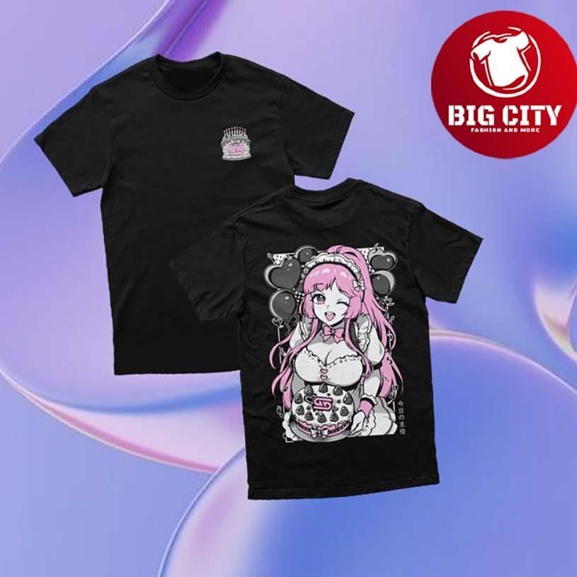 Gamer Supps Waifu Birthday Girl 10Th Anniversary Two - Adult & Kids T-Shirts, Sweatshirts & Hoodies apparel design preview 1