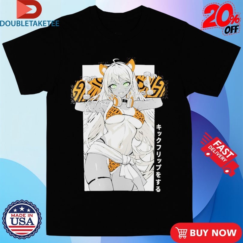 Gamer Supps Waifu S5.12 Skater Girl - Adult & Kids T-Shirts, Sweatshirts & Hoodies apparel design preview 1