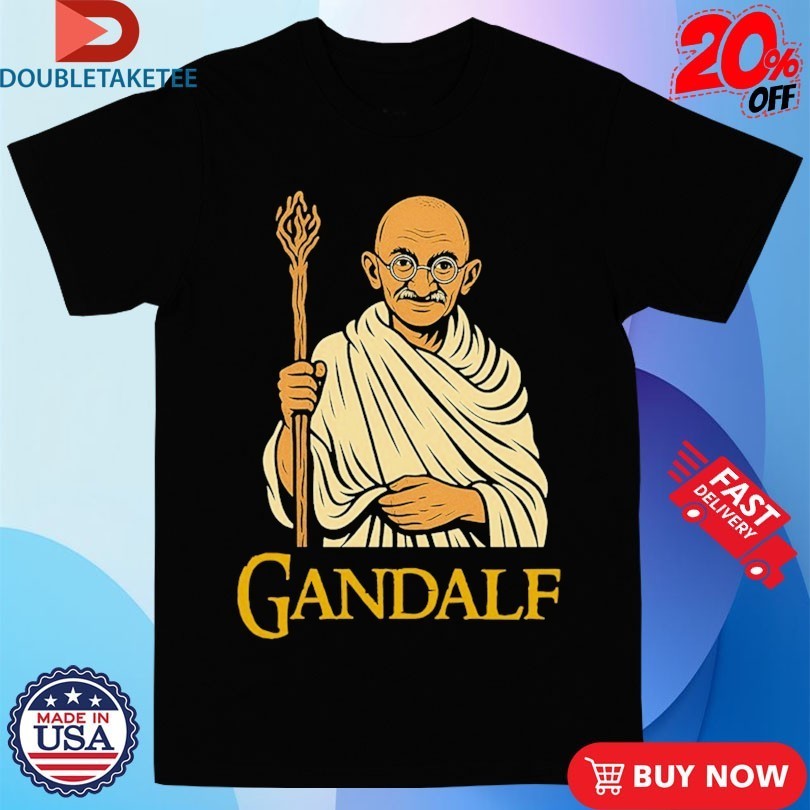 Gandalf Ghandi - Adult & Kids T-Shirts, Sweatshirts & Hoodies apparel design preview 1