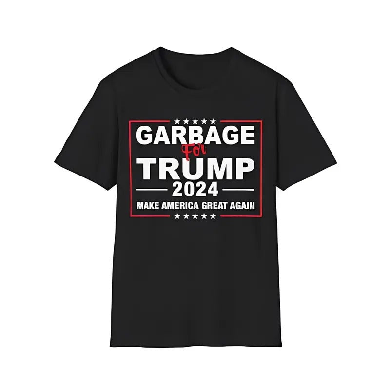 Garbage Trump 2024 Make America Great Again - Adult & Kids T-Shirts, Sweatshirts & Hoodies apparel design preview 1