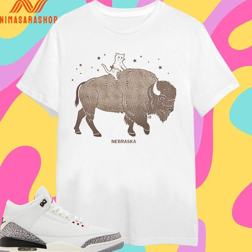 Gary Riding Bison Nebraska - Adult & Kids T-Shirts, Sweatshirts & Hoodies apparel design preview 1