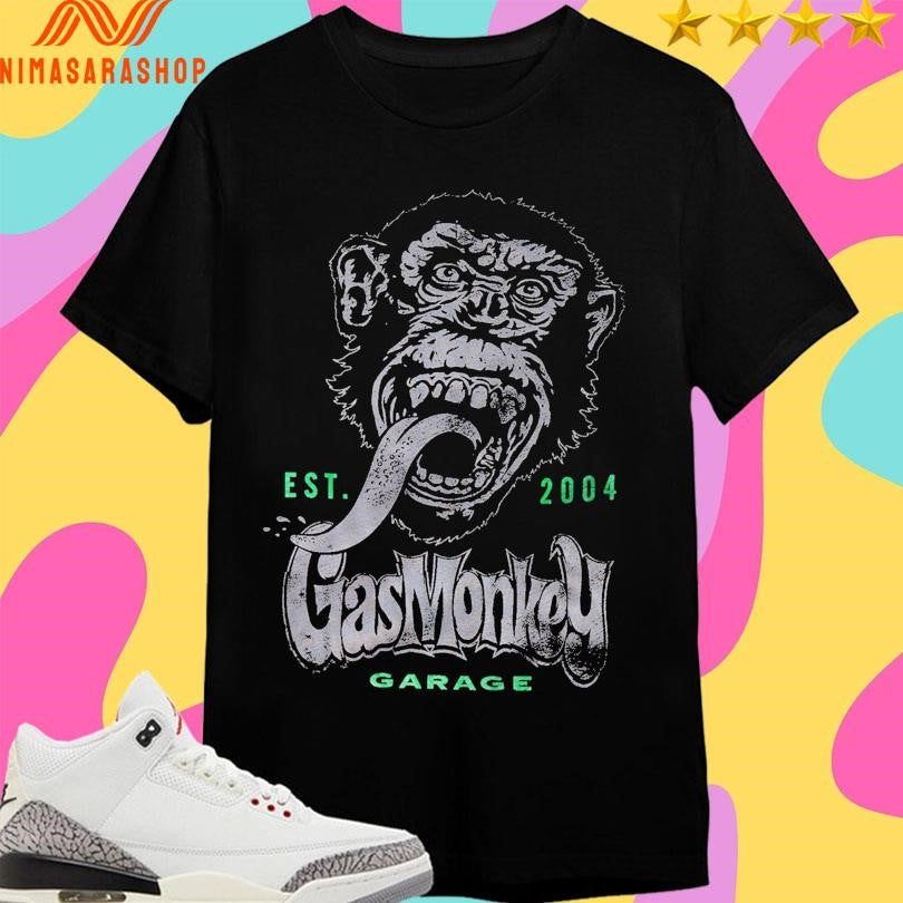 Gas Monkey Est 2004 Head - Adult & Kids T-Shirts, Sweatshirts & Hoodies apparel design preview 1