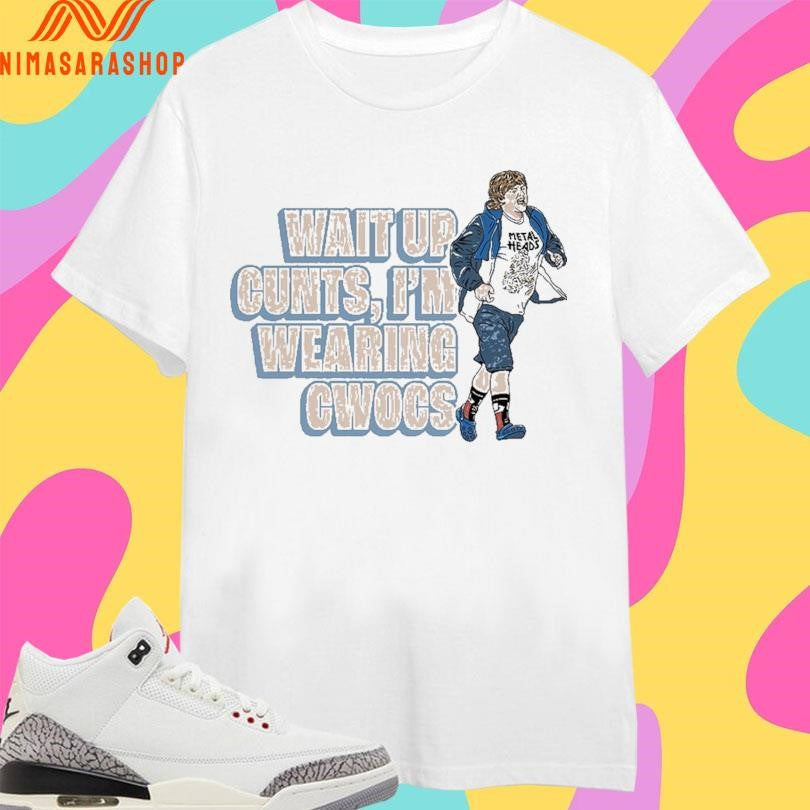 Gavin McGregor Wait Up Cunts I’m Wearing Cwocs - Adult & Kids T-Shirts, Sweatshirts & Hoodies apparel design preview 1