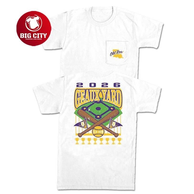 Geaux Yard 2026 Old Rwo Two Sided - Adult & Kids T-Shirts, Sweatshirts & Hoodies apparel design preview 1