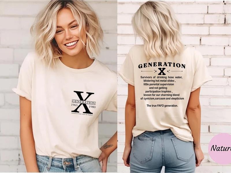 Gen X Generation Raised Hose Water Neglect Nostalgia - Adult & Kids T-Shirts, Sweatshirts & Hoodies apparel design preview 1