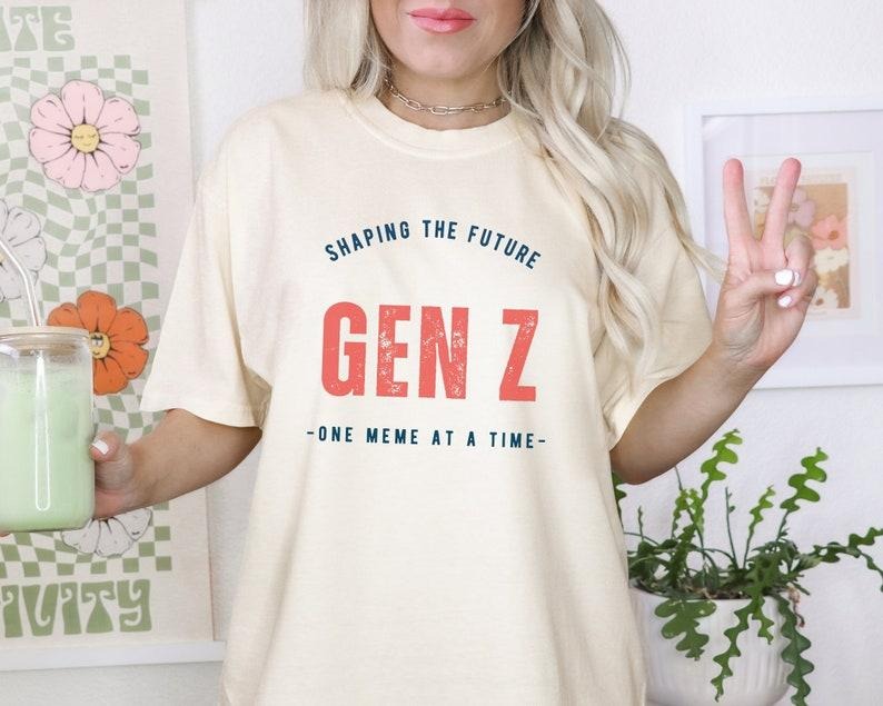 Gen Z Vintage Classic Funny Meme Retro - Adult & Kids T-Shirts, Sweatshirts & Hoodies apparel design preview 1