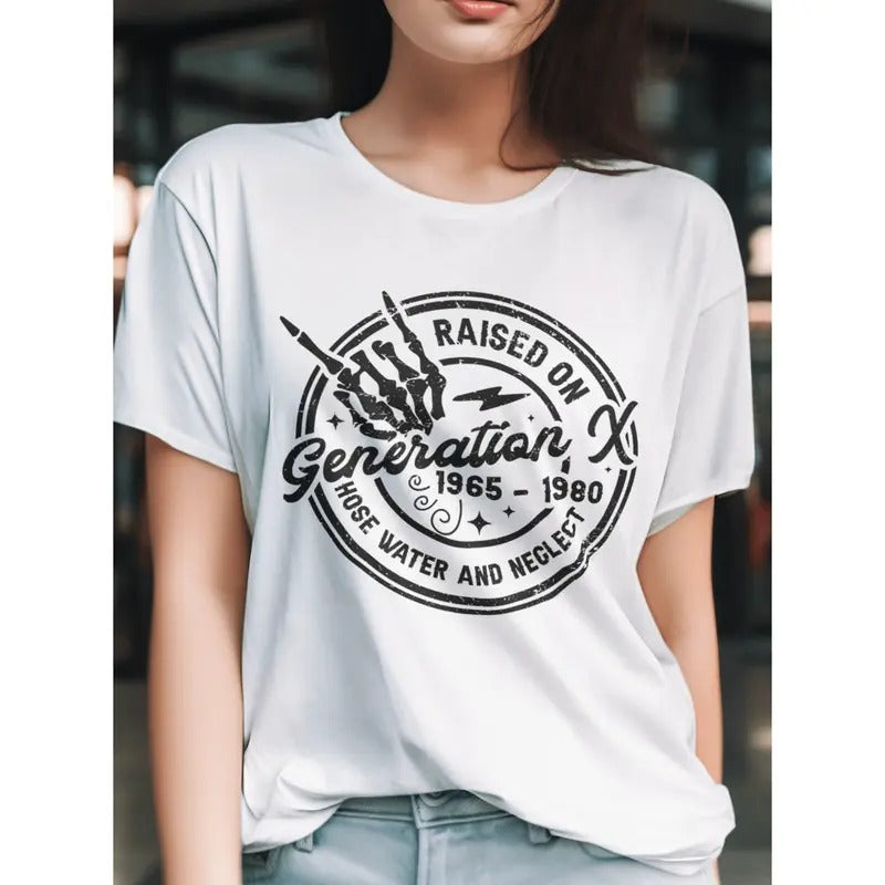 Generation X Gen Funny Teeshirt Summer Cool Female - Adult & Kids T-Shirts, Sweatshirts & Hoodies apparel design preview 1