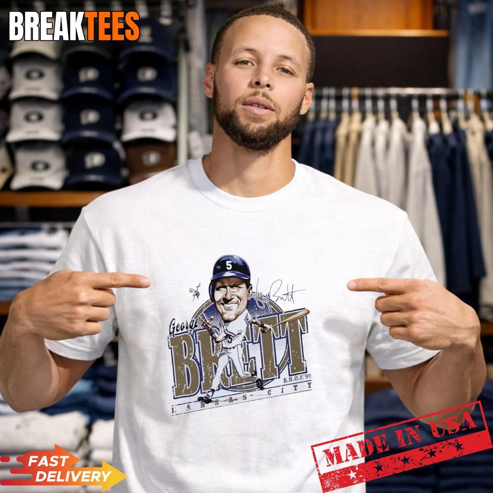 George Brett Kansas City Royals Baseball Bruce Stark - Adult & Kids T-Shirts, Sweatshirts & Hoodies apparel design preview 1