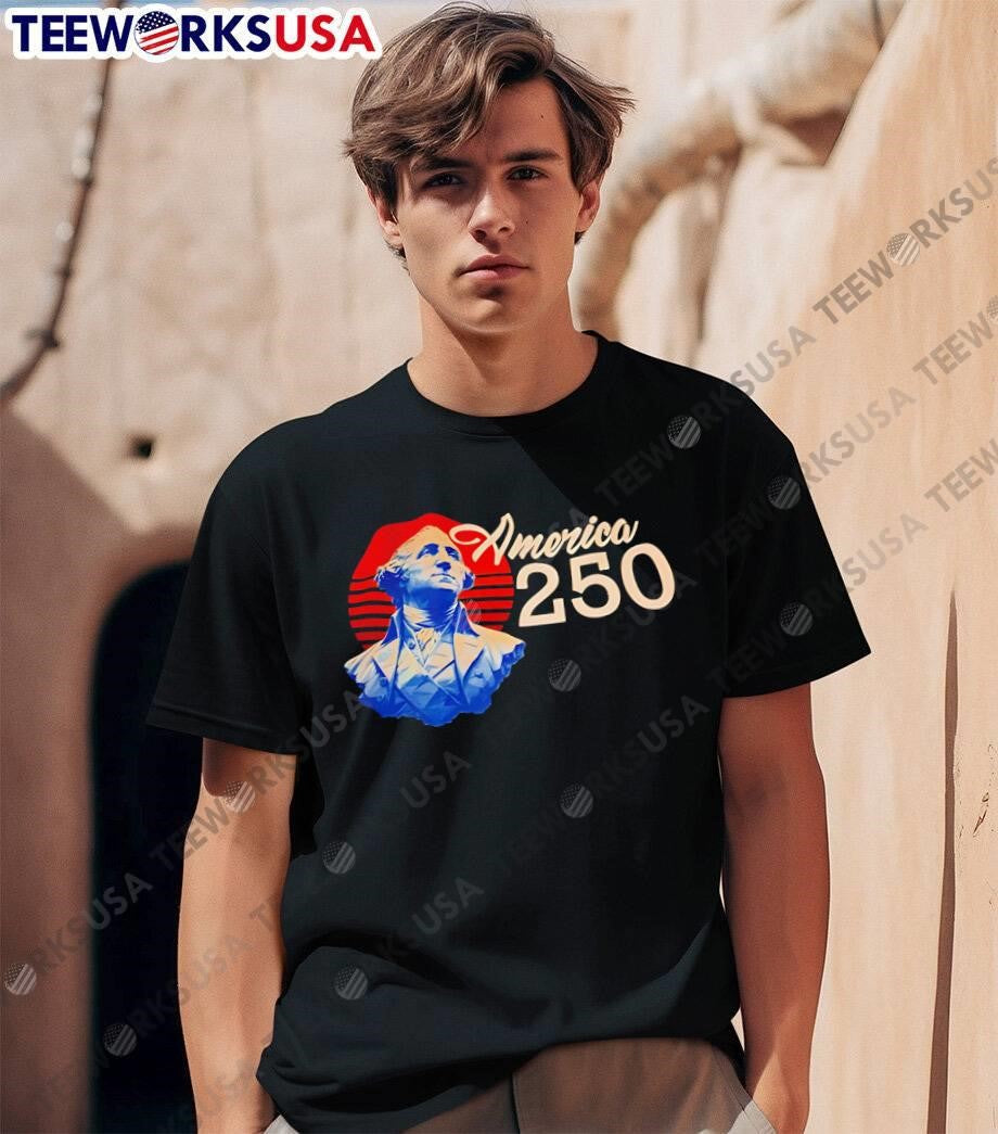 George Washington America 250 Commemorative - Adult & Kids T-Shirts, Sweatshirts & Hoodies apparel design preview 1