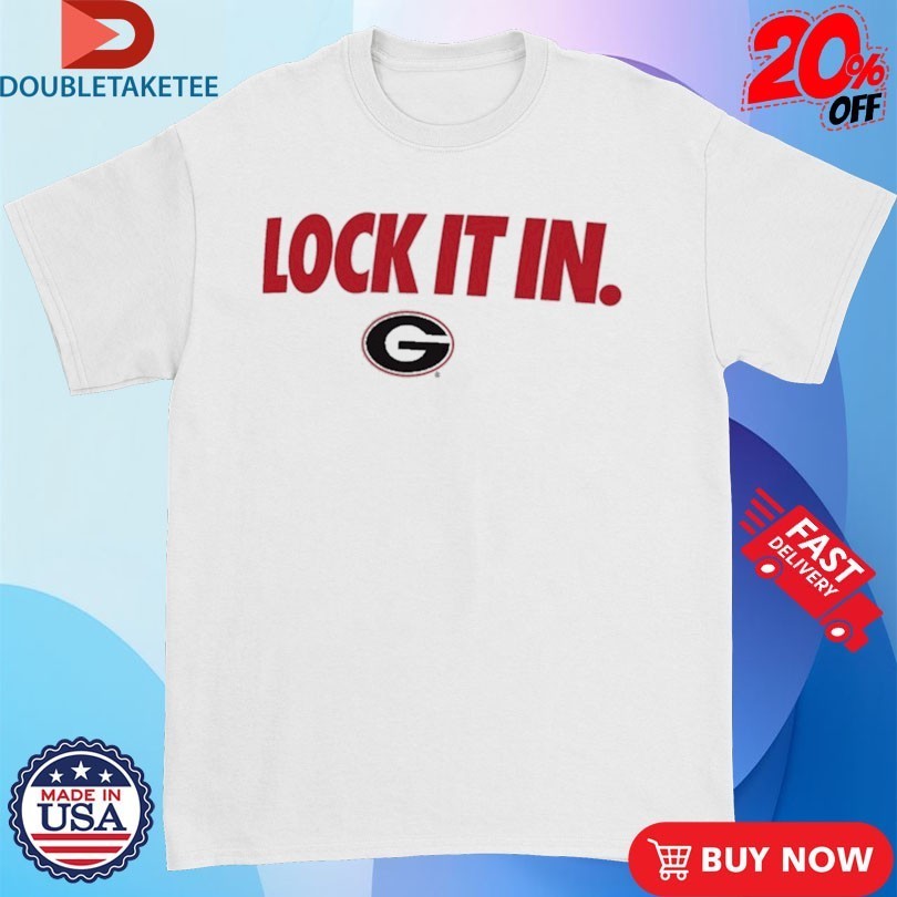 Georgia Bulldogs Lock It In - Adult & Kids T-Shirts, Sweatshirts & Hoodies apparel design preview 1