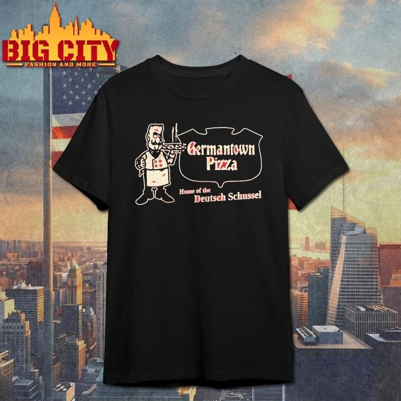Germantown Pizza St Bernard - Adult & Kids T-Shirts, Sweatshirts & Hoodies apparel design preview 1