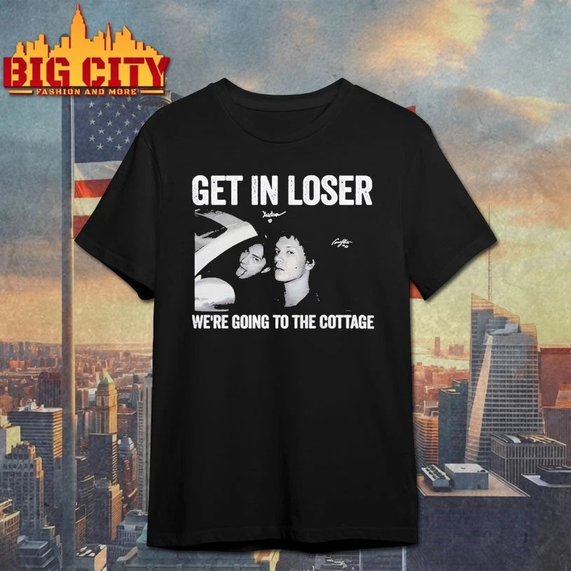 Get In Loser We're Going To The Cottage signature - Adult & Kids T-Shirts, Sweatshirts & Hoodies apparel design preview 1