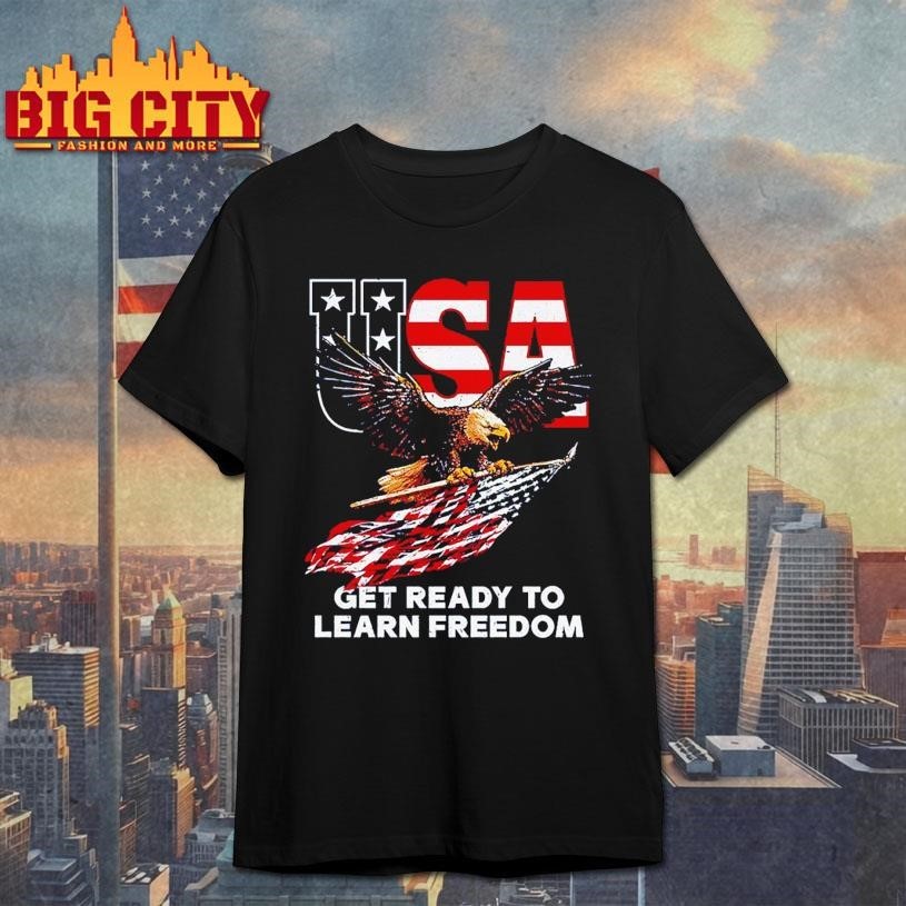 Get Ready To Learn Freedom - Adult & Kids T-Shirts, Sweatshirts & Hoodies apparel design preview 1