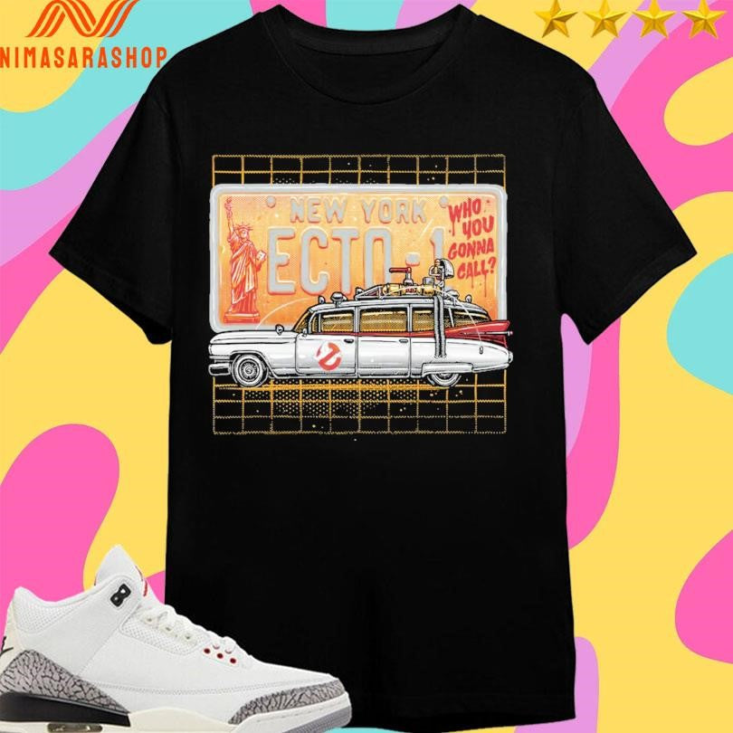 Ghost Hunt Mobile New York Ecto-1 Who You Gonna Call - Adult & Kids T-Shirts, Sweatshirts & Hoodies apparel design preview 1